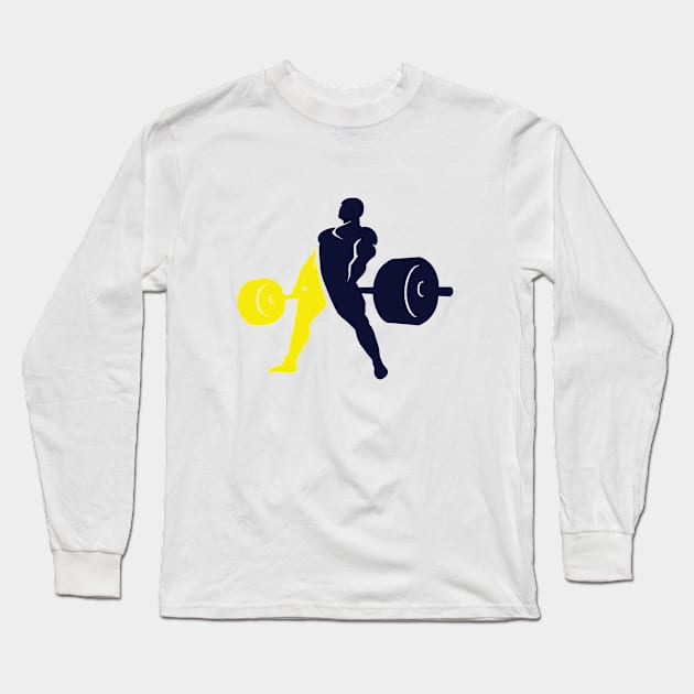 Gym Guy Long Sleeve T-Shirt by formony designs